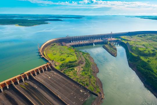 Itaipú Dam, Alto Paraná, Paraguay (Wikipedia)